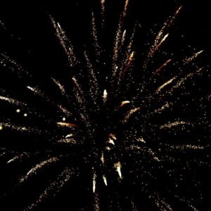 A stunning display of colorful fireworks illuminating the night sky.